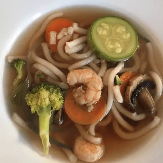 Udon con Camarón