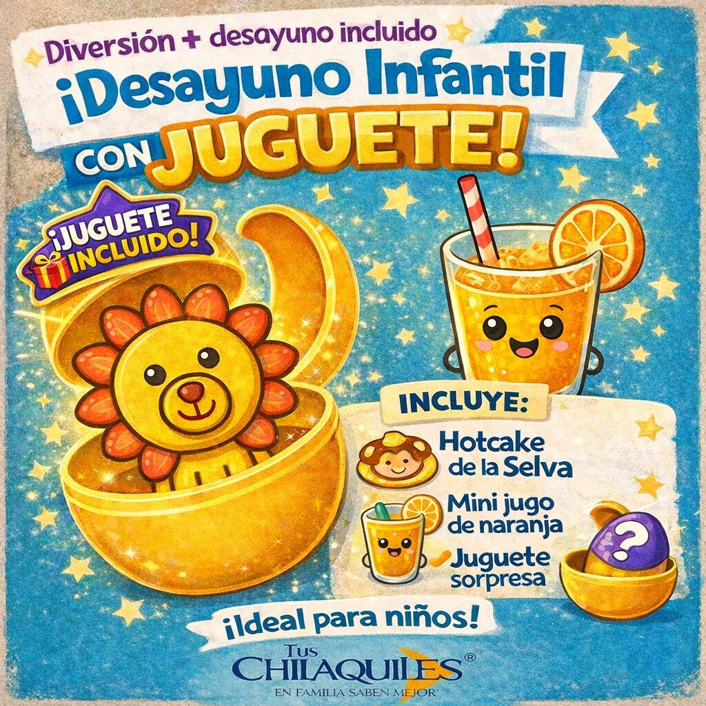 Combo infantil con jugo