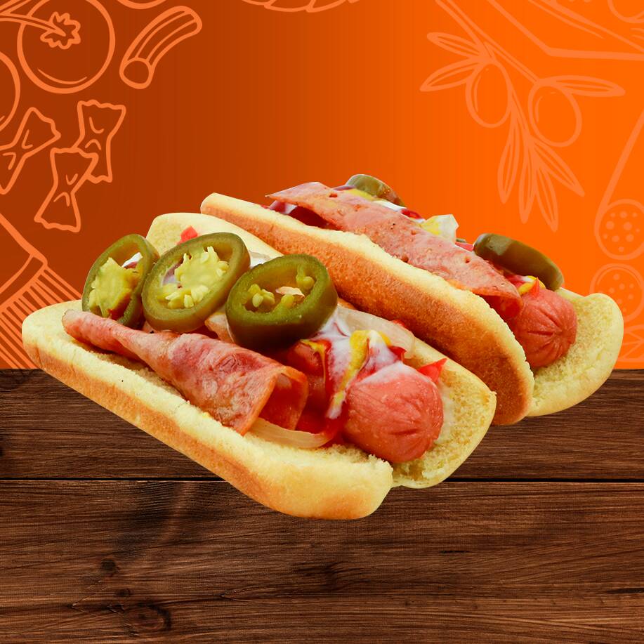 Hot Dogs Con Tocino 2 Pz