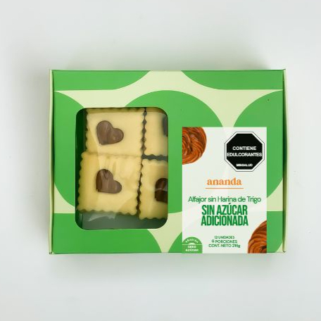 Alfajores Con Arequipe Sin Gluten 0%Azúcar Añadida