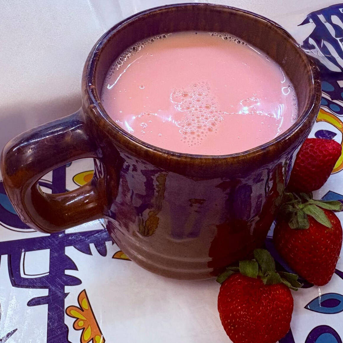 Atole de fresa de 500ml
