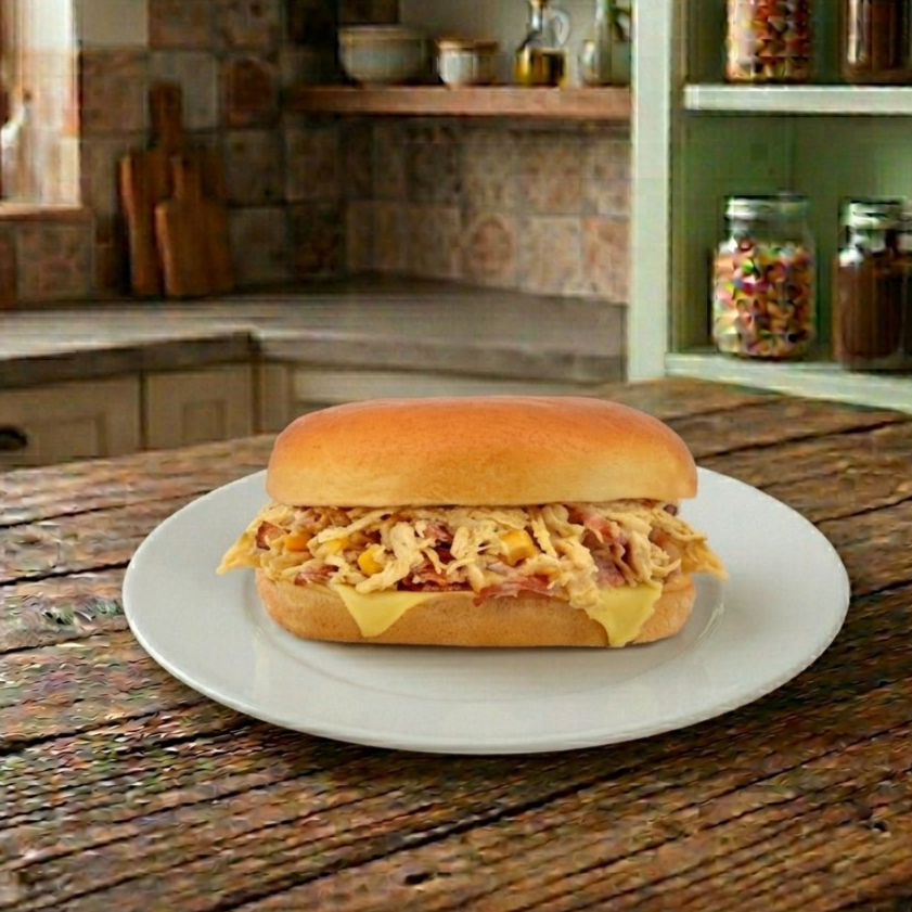 sanduche de pollo tocineta