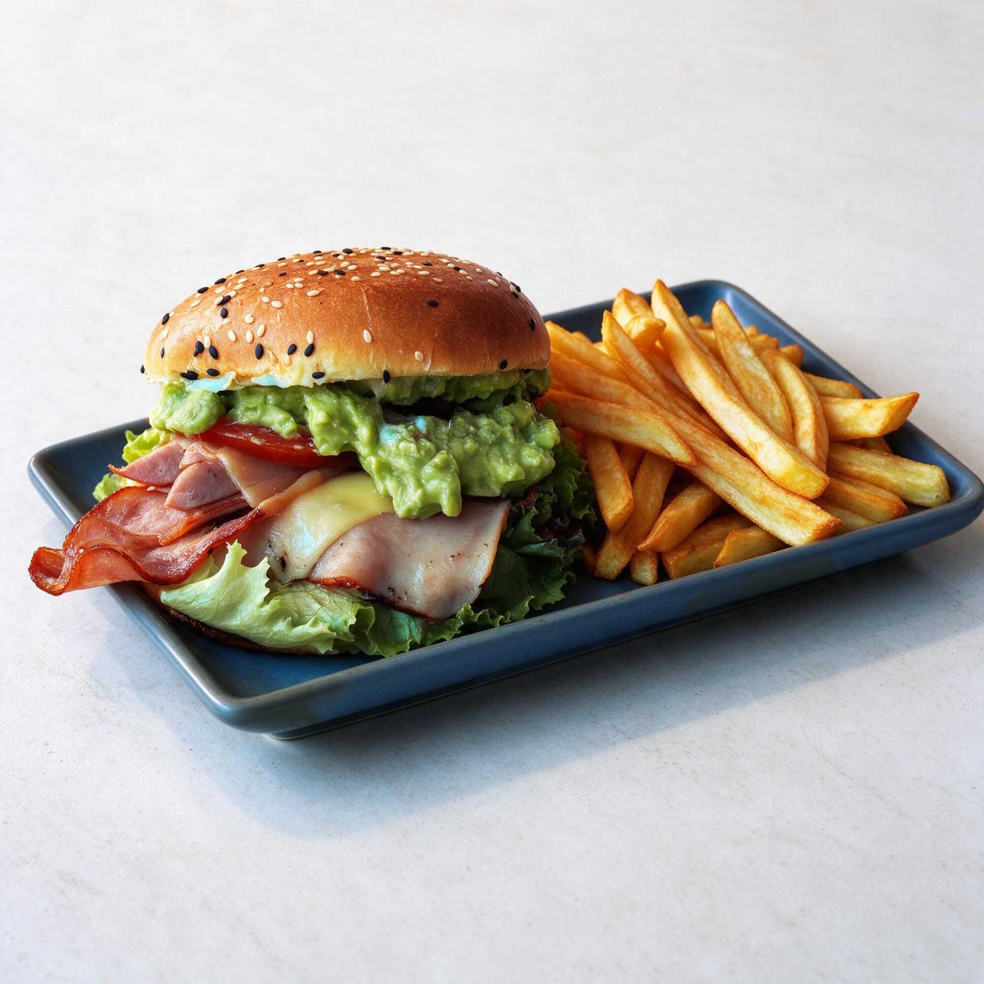 Hamburguesa Con Papas