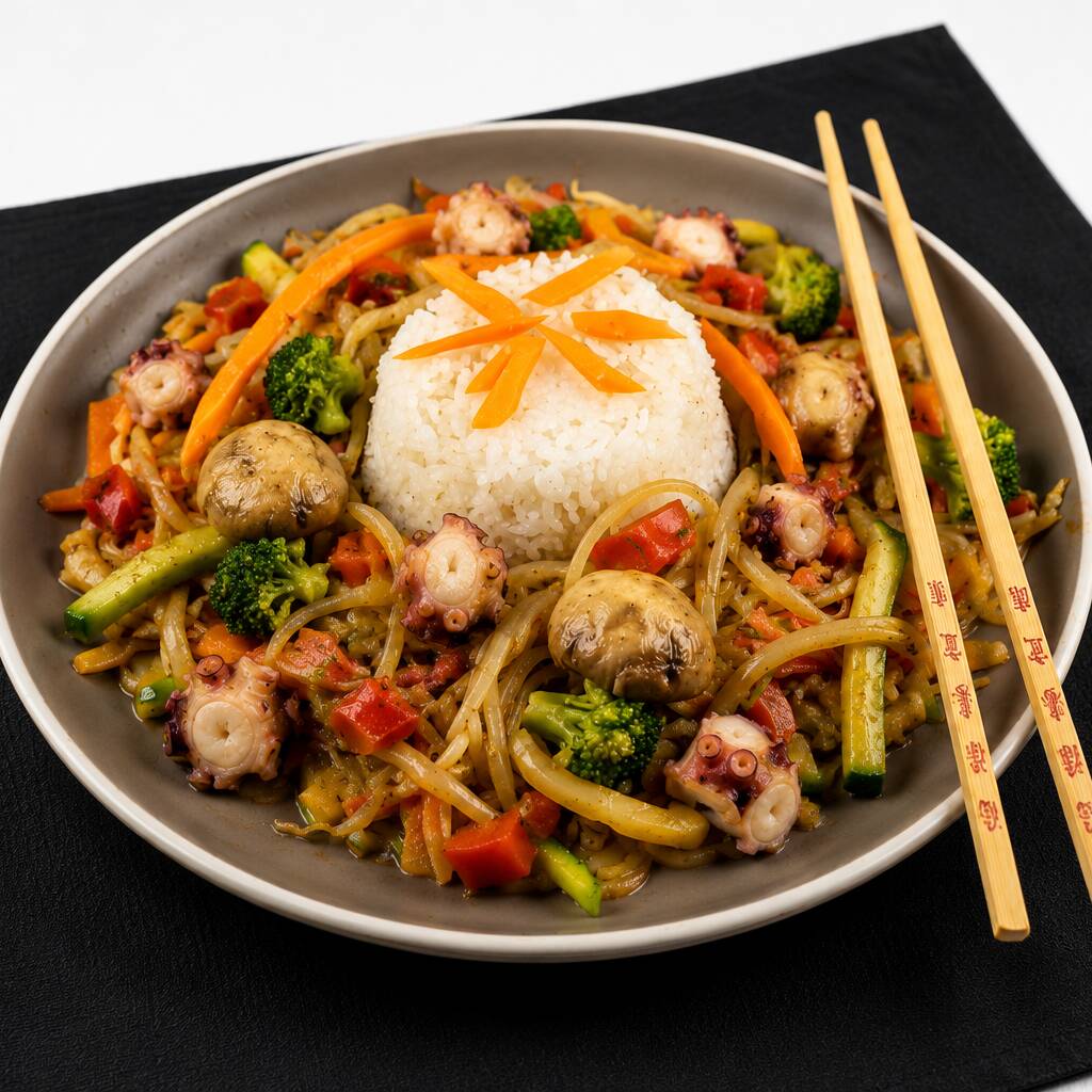 Teppanyaki de Pulpo