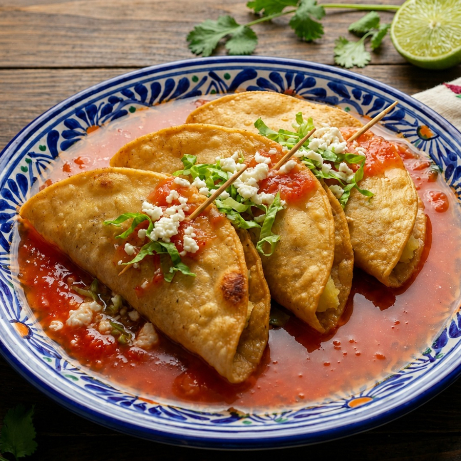 Taco dorado Papa