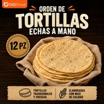 12 TORTILLAS HECHAS A MANO