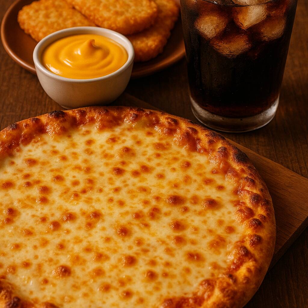 Combo Coca Cola Pizza de Queso + 2 Coca Cola 400Ml