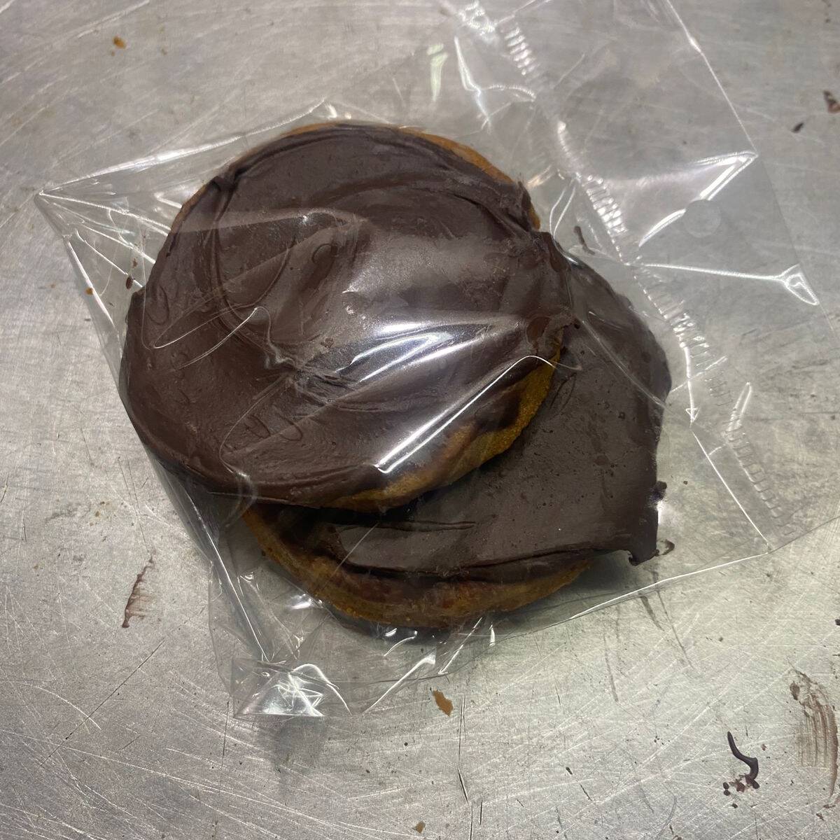 Galletas de Cubiertas de Chocolate 2pz