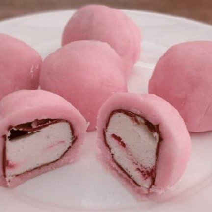 Mochi Japones artesanal de fresa