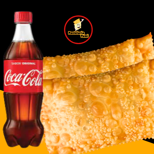 Escolha os Sabores dos seus Pastéis Preferidos ( Carne com Queijo , Frango com Catupiry , Queijo , Pizza ) + 01 Coca-Cola 600 ml *Imagem ilustrativa