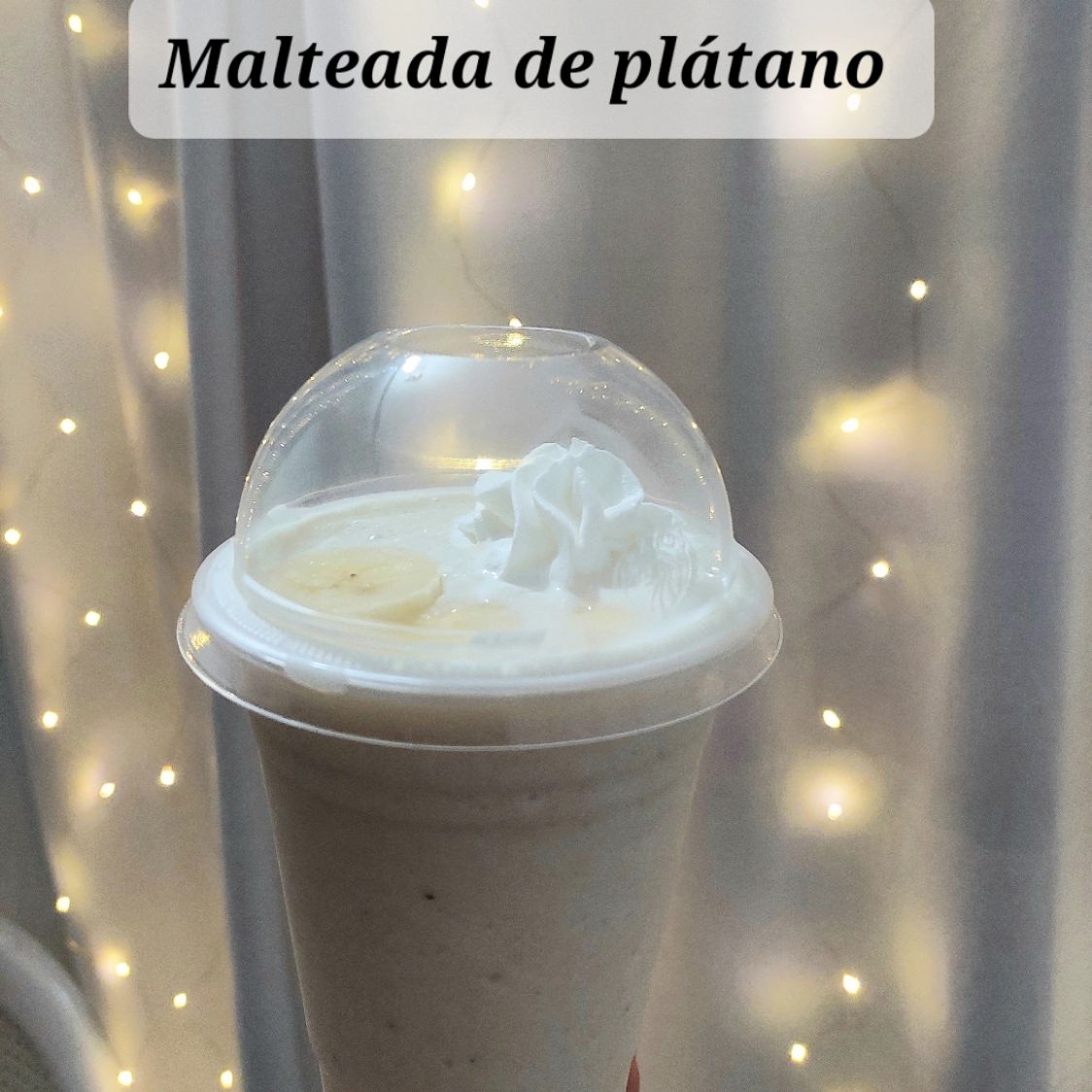 Malteada de plátano