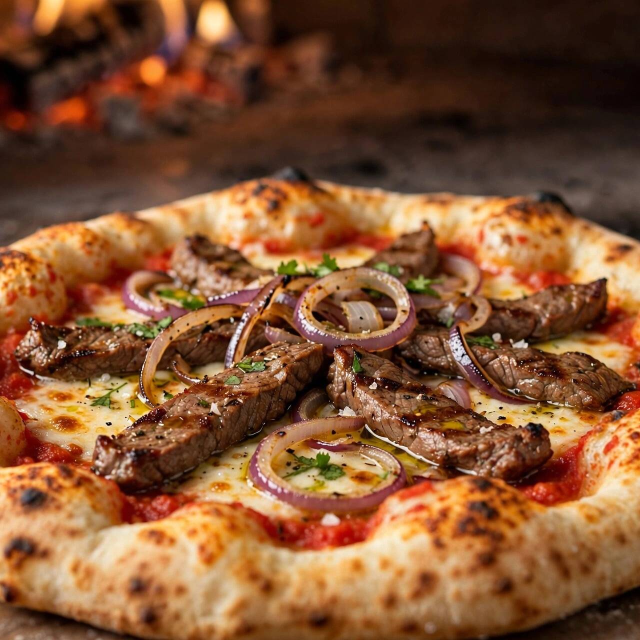 Pizza de Arrachera (Ind)