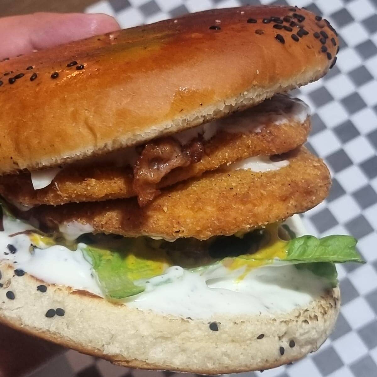 Hamburguesa De Pollo Doble