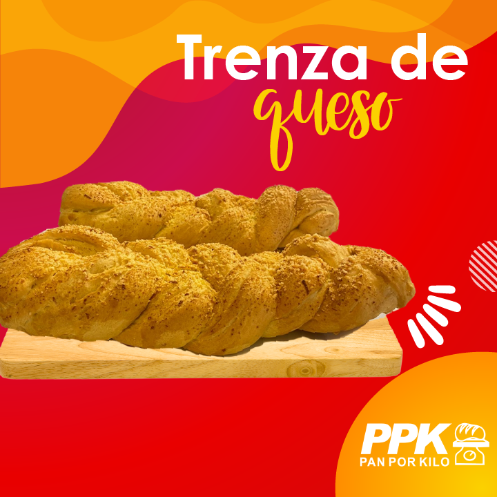 Trenza salada con Queso