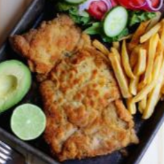 Combo Chuleta Valluna + Patacon + Bebida