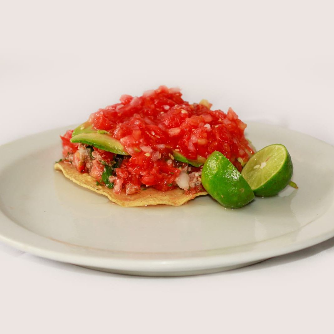 Tostada de Carne Molida