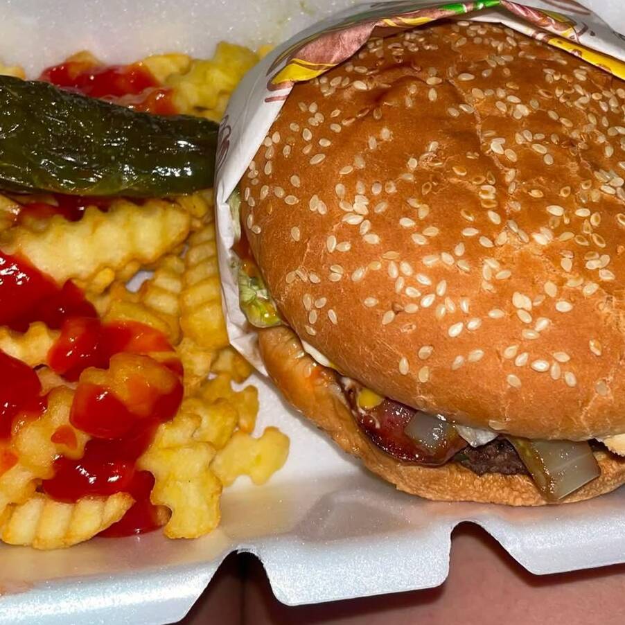 Hamburguesa con Papas
