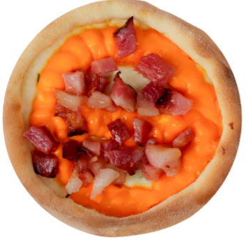 Queijo frescal + ricota + salsinhas+ cheddar+ bacon + Muçarela (Não Acrescentamos ou Retiramos Itens do Recheio)