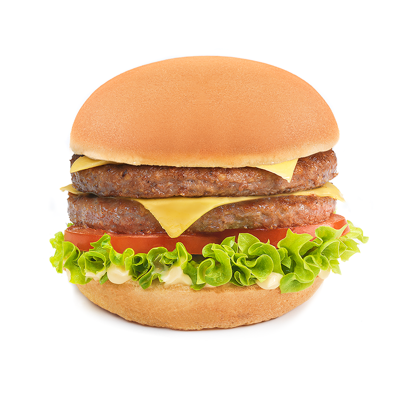 Burger Doble con Papas