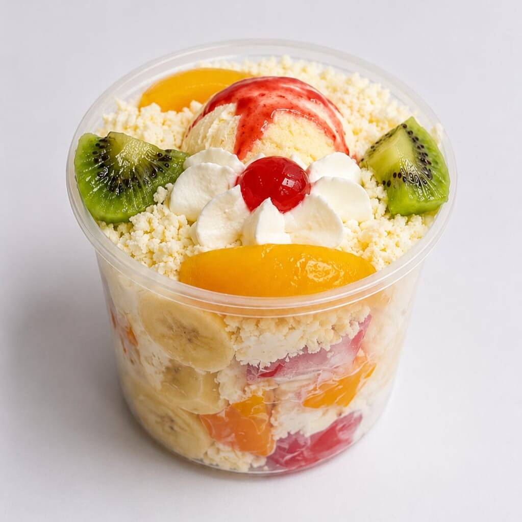 Ensalada de Frutas 24 Onzas con Helado