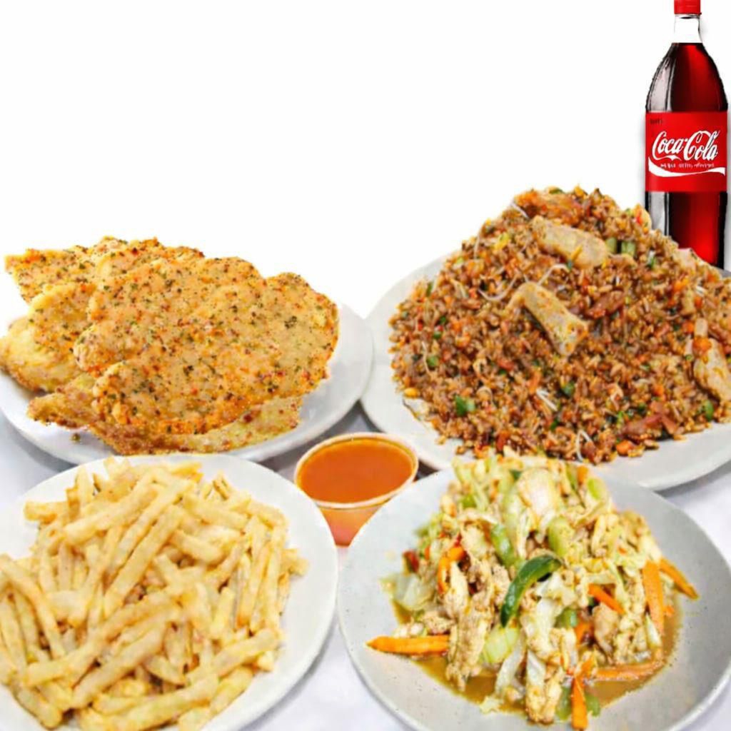 Combo Familiar 5 Chuletas Pollo + Gaseosa