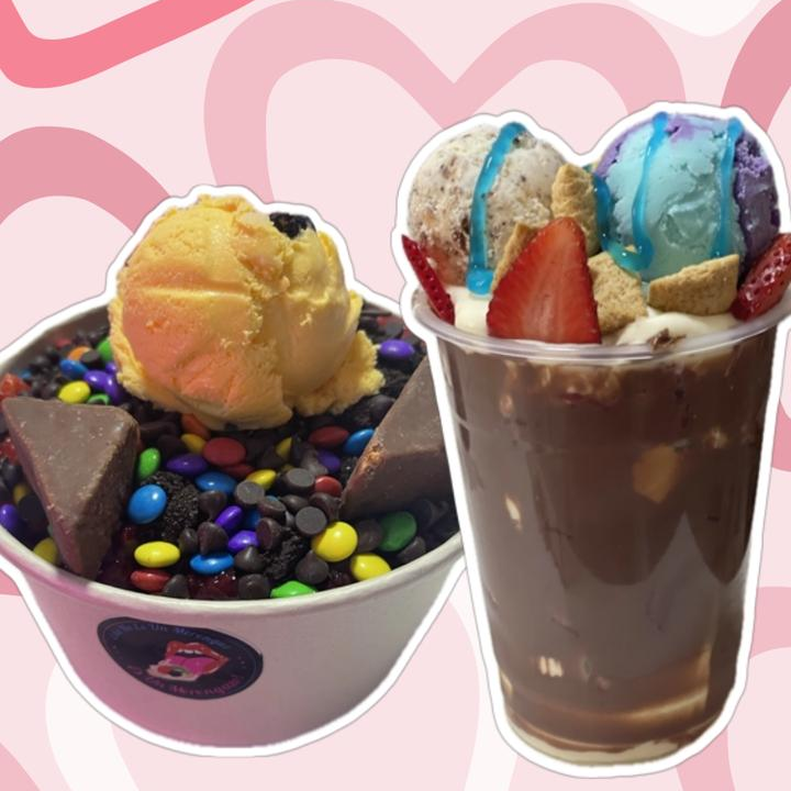 1 Fresas DKCH + 1 Merengon doble
