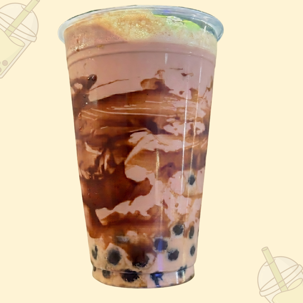 Te Con Leche Sabor y Tapioca 16oz