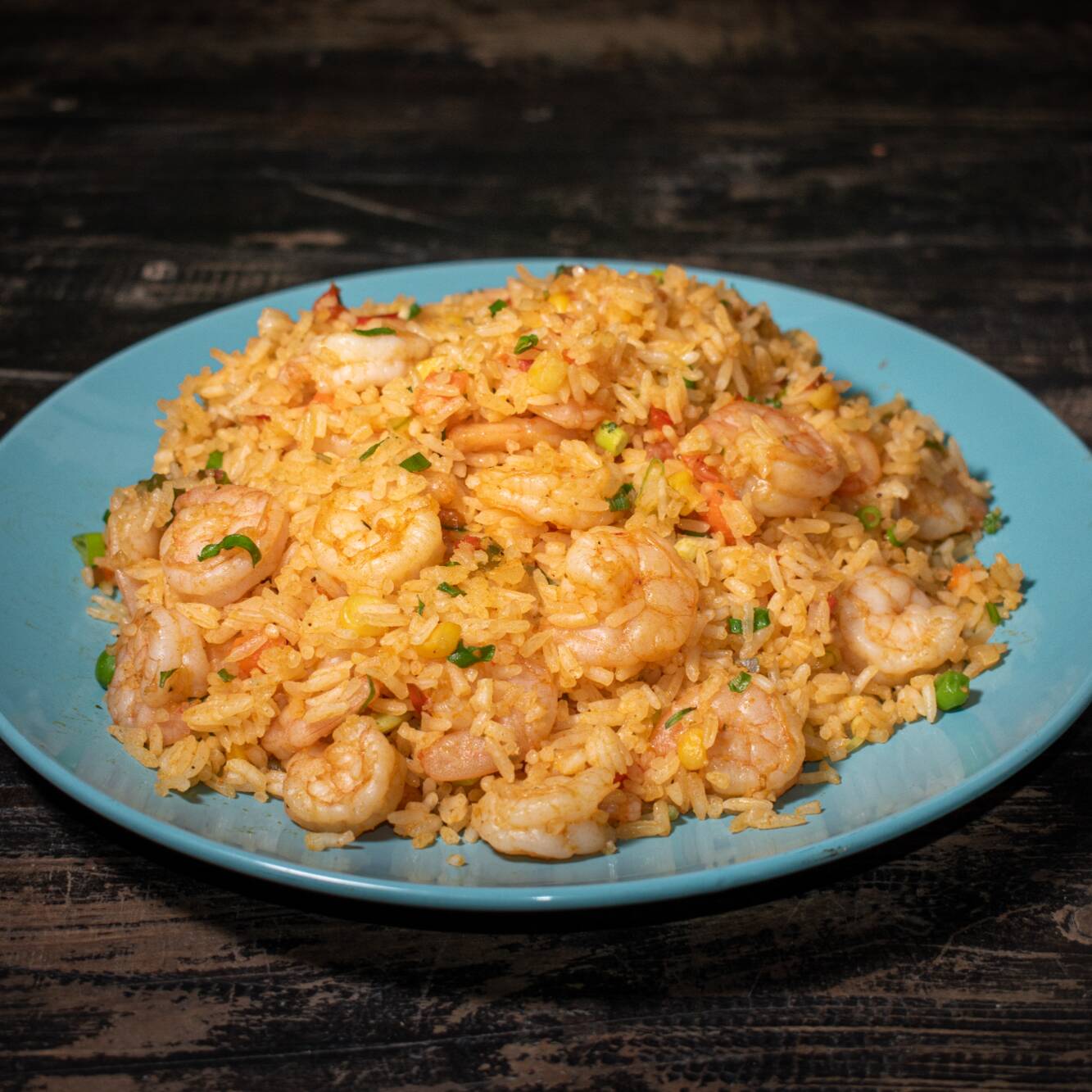 Camarones con Arroz
