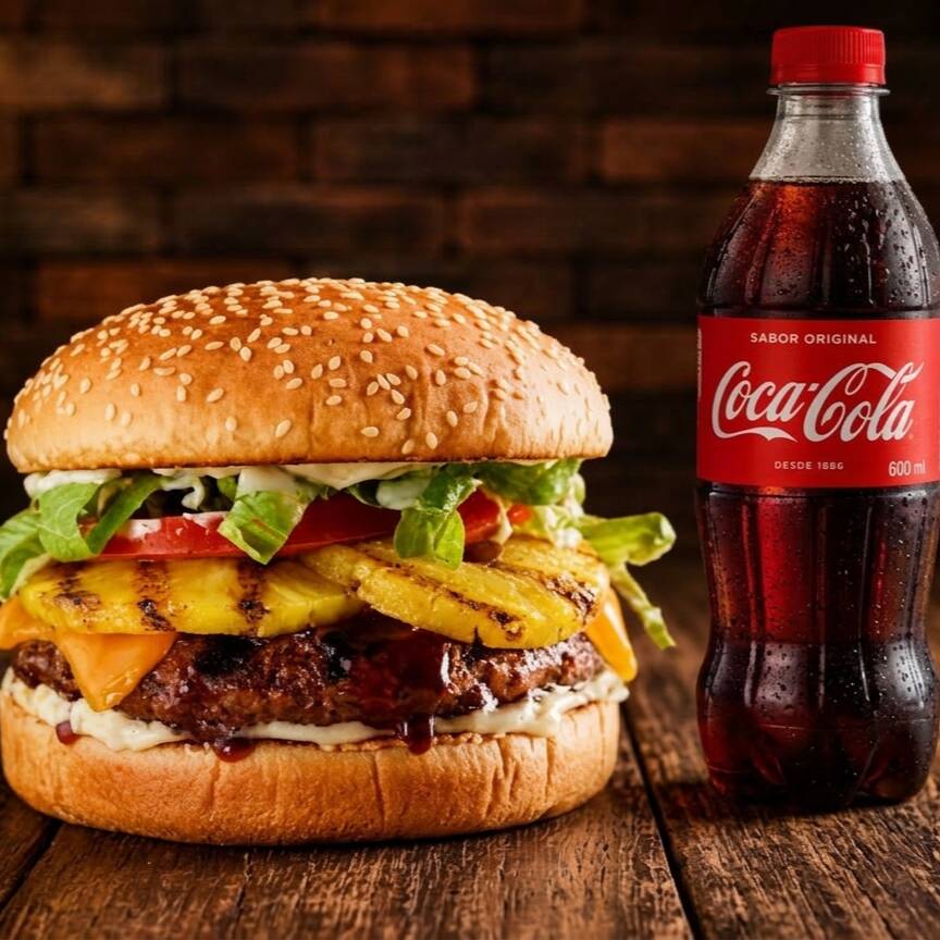 Hamburguesa Hawaiana - Dúo