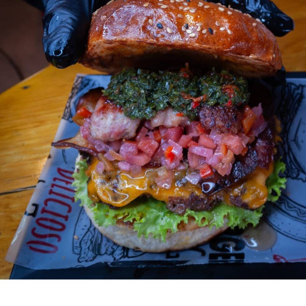 Hamburguesa El Mico Argentino
