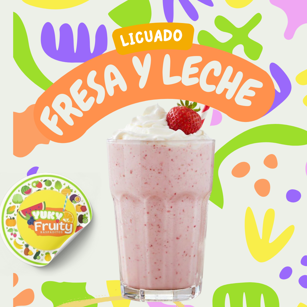 LICUADO DE FRESA