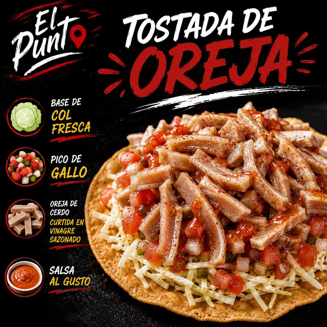 Tostada de OREJA