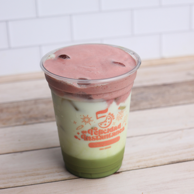 Strawberry Matcha Latte