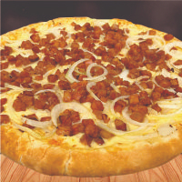 Mussarela com cobertura de bacon