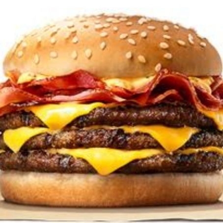 HAMBURGUESA TRIPLE BASICA CON TOCINO