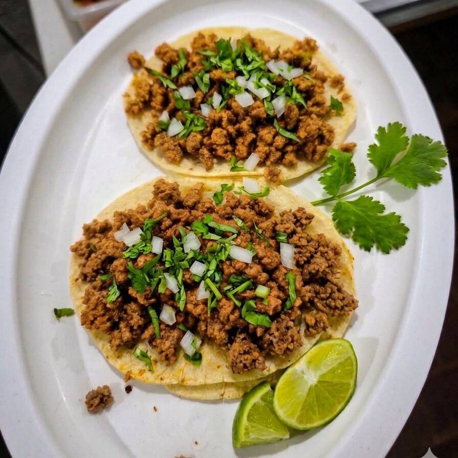 Taco De Carne Molida.