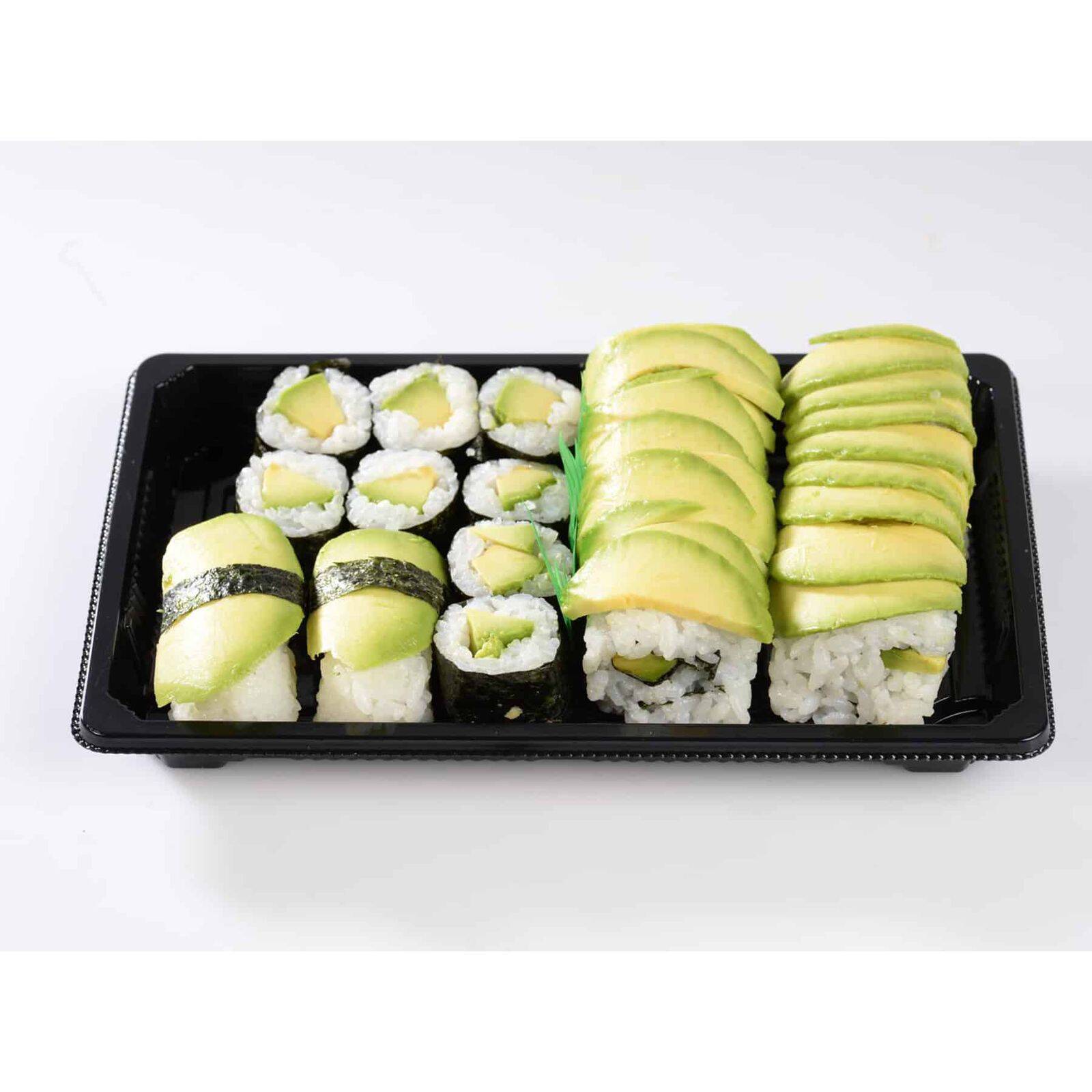duo veggie + 2 nigiris aguacate
