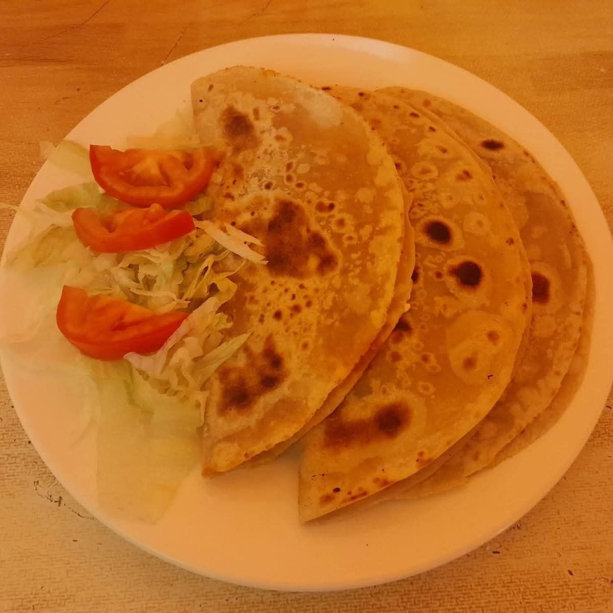 Taco de Frijoles con Queso Oaxaca Harina