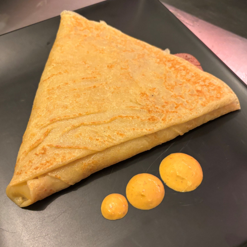 Crepa Salada 2 Ingredientes
