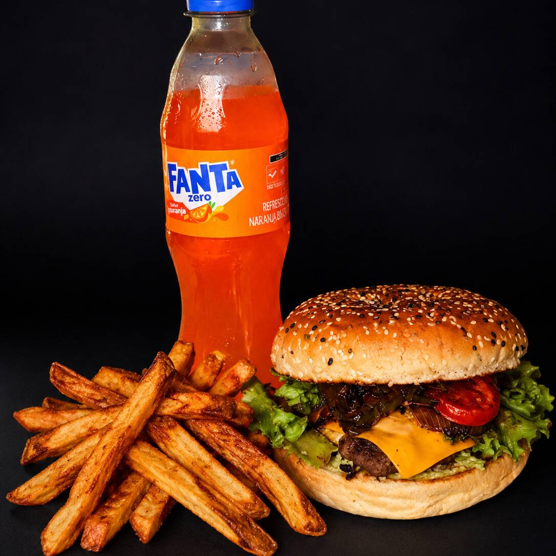 Bonnie Spicy+Papas y Refresco