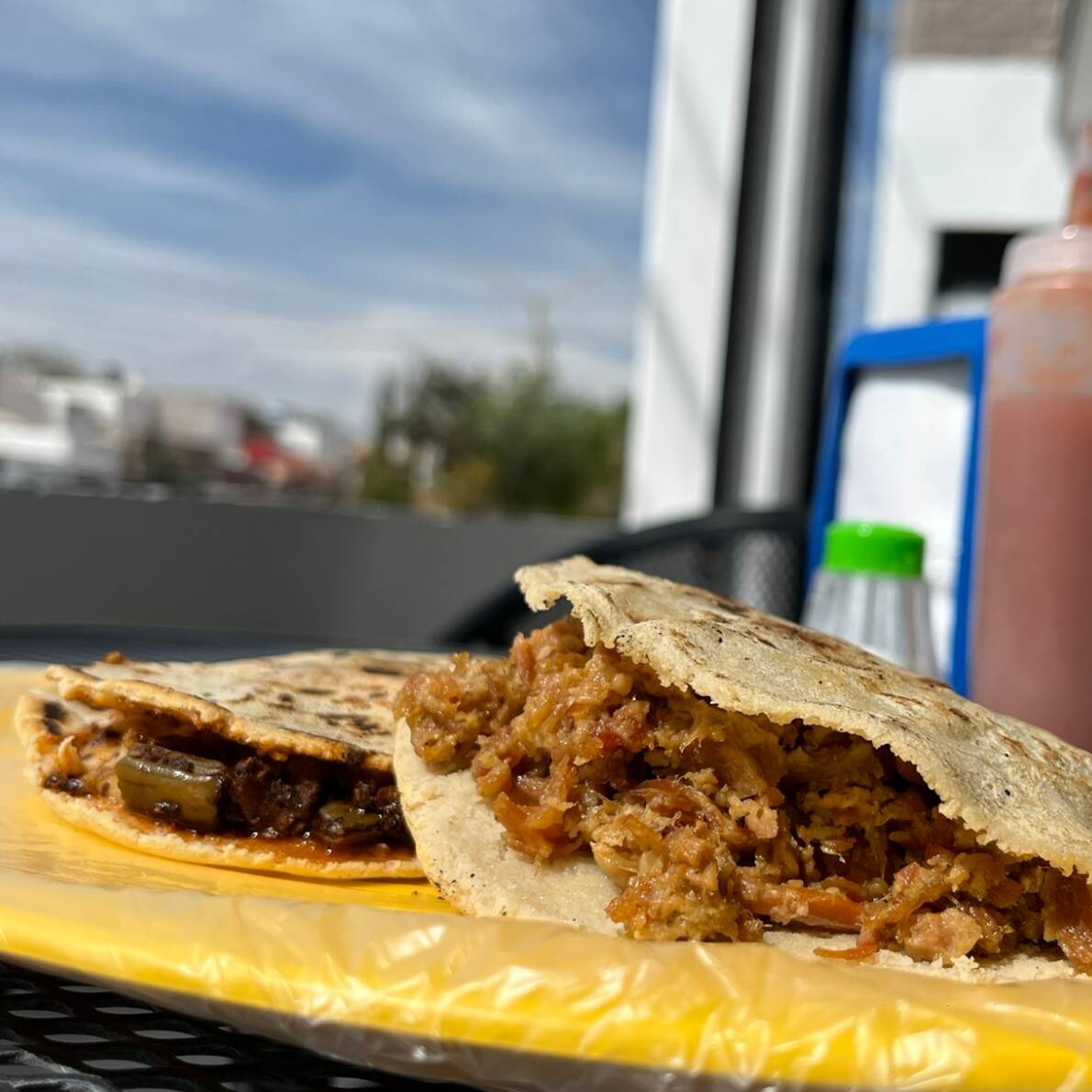 Gordita de Guisado con Queso
