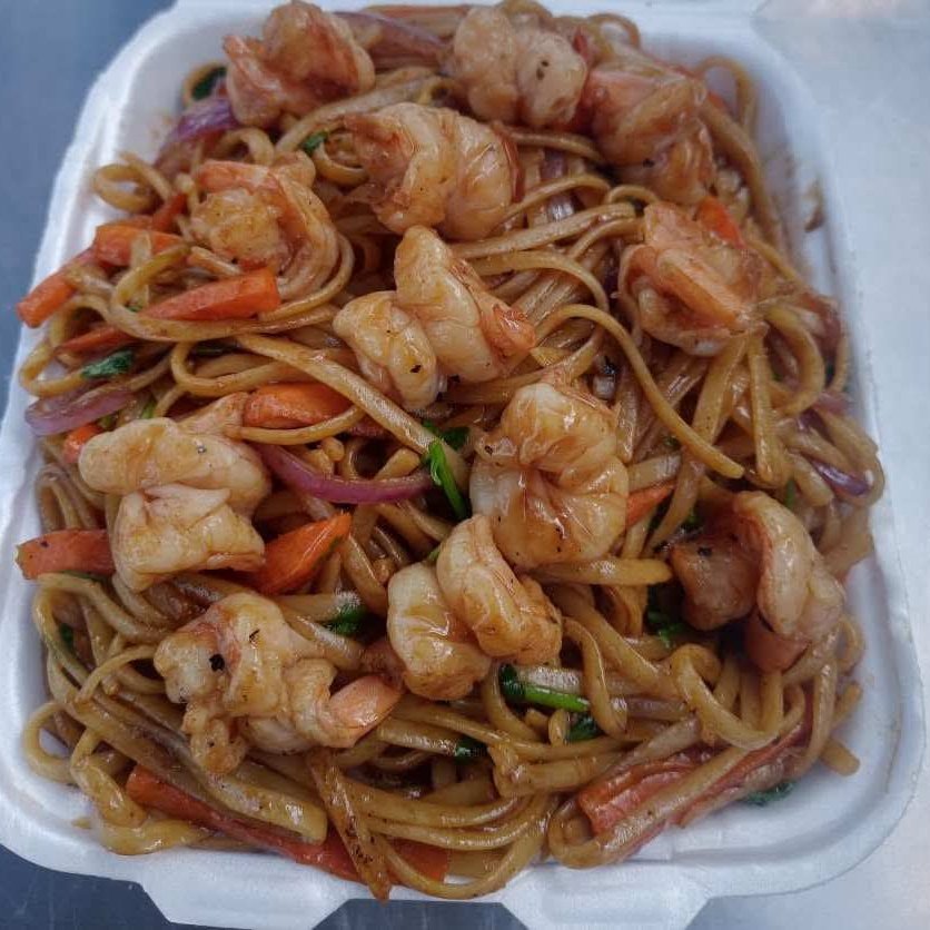Chow Mein de Camarón