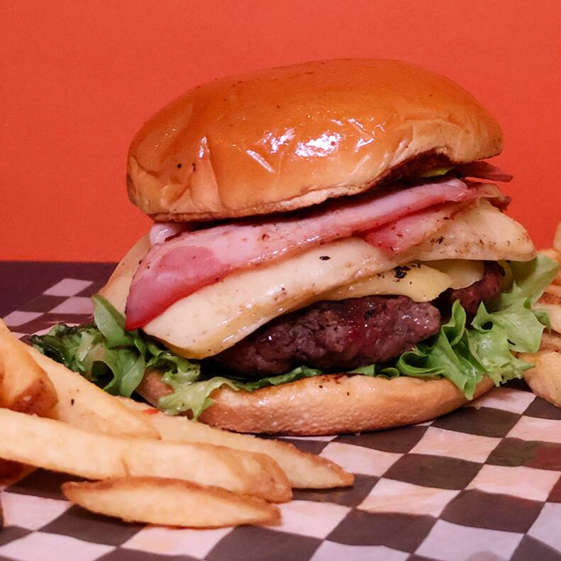 Hamburguesa Monterrey Jack Sencilla