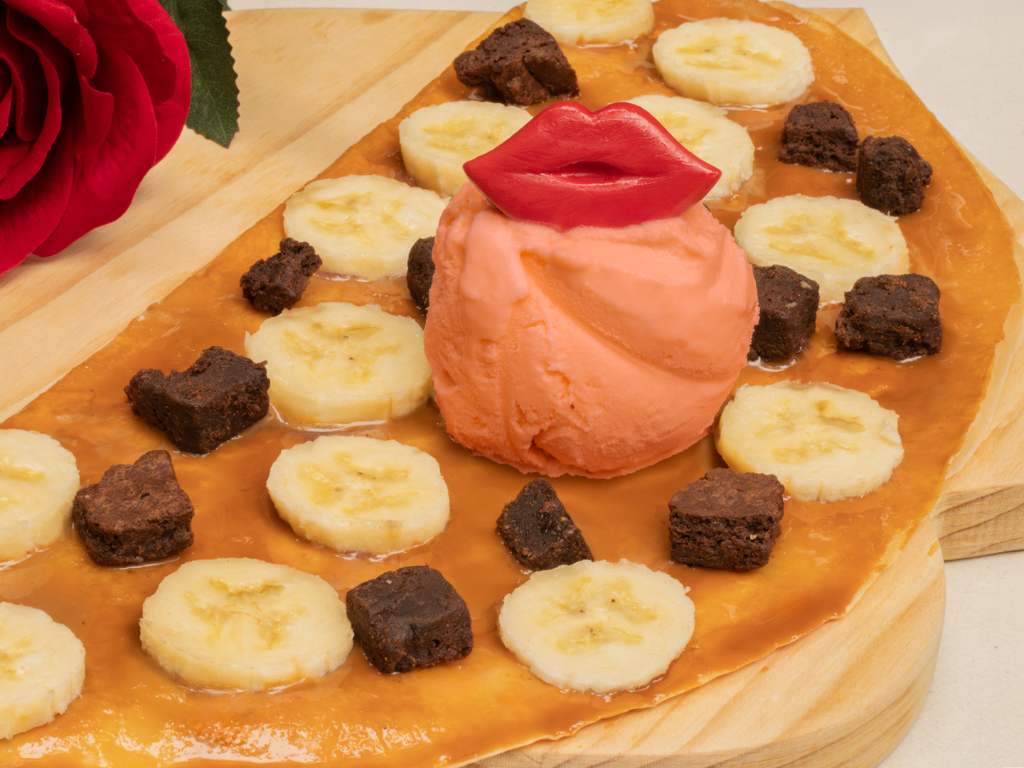 Crepe Con Dulce De Leche