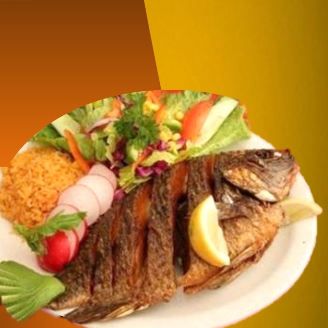 Mojarra Entera Frita