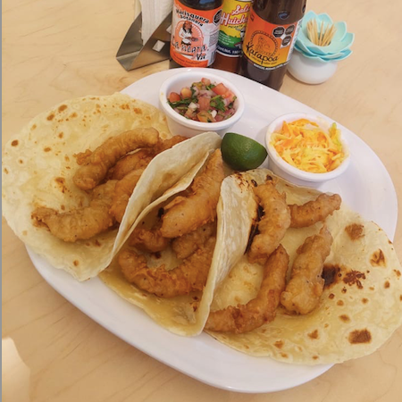 Tacos de Camarón Capeado