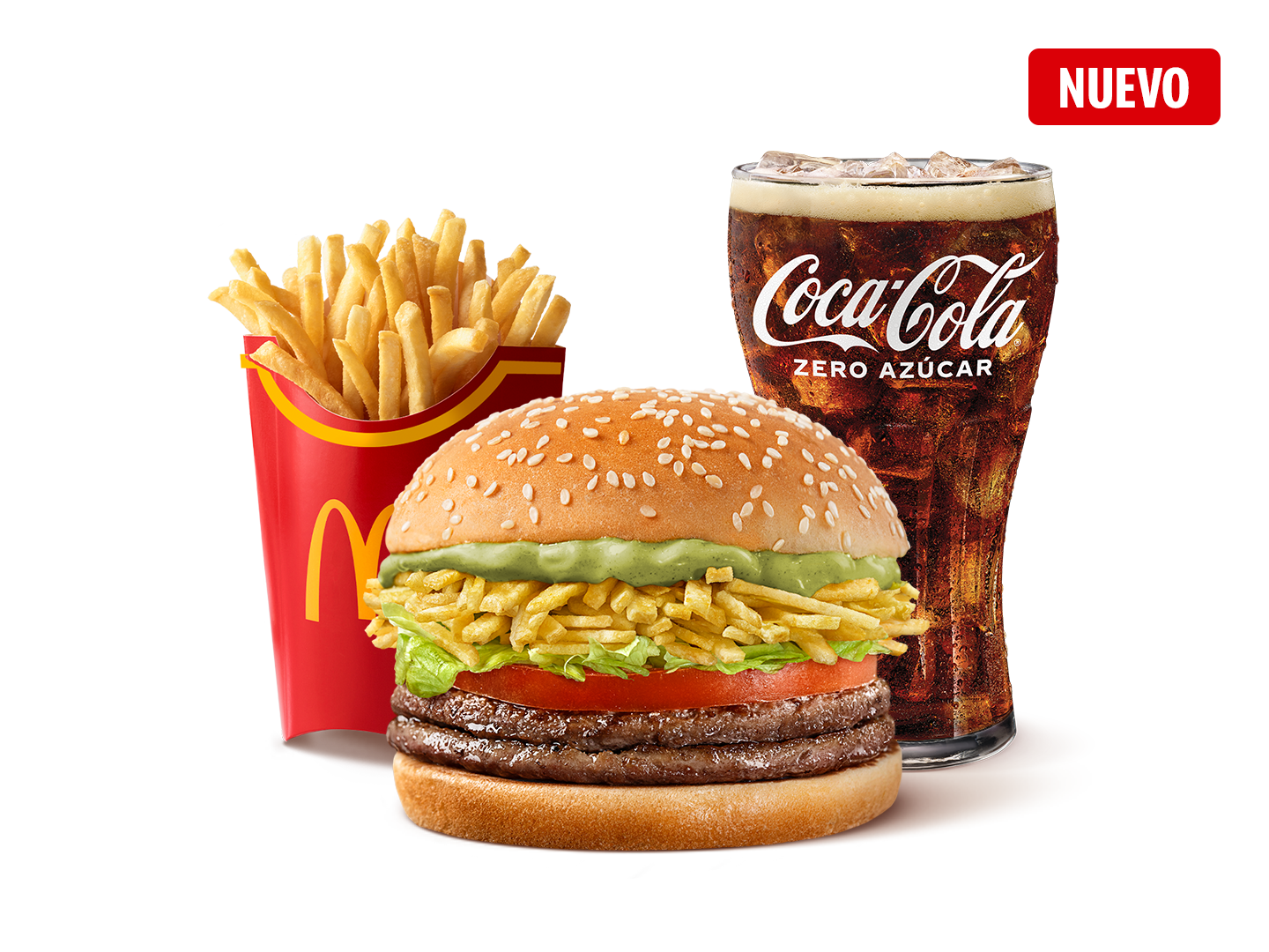 McCombo grande Apaltada burger Carne