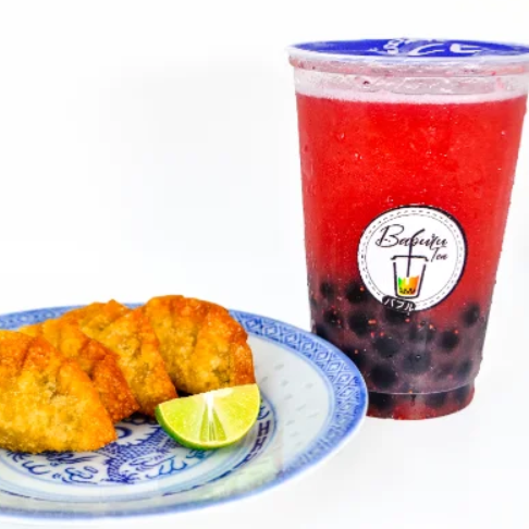 Bubble Tea + Siu Kao Frito 3 Uds