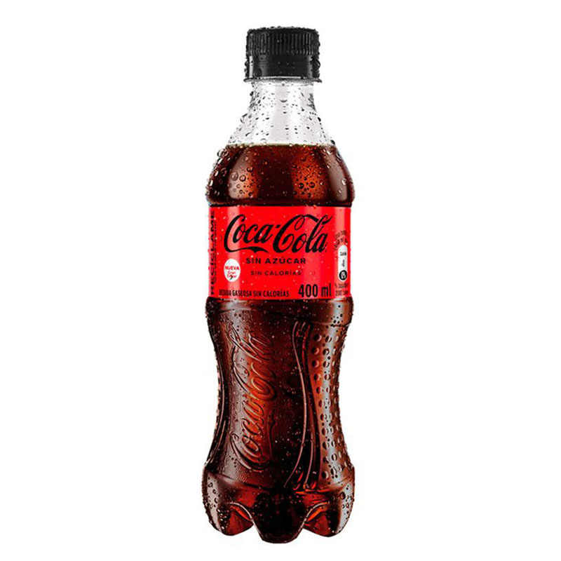 Coca Cola Sin Azúcar 400 ml