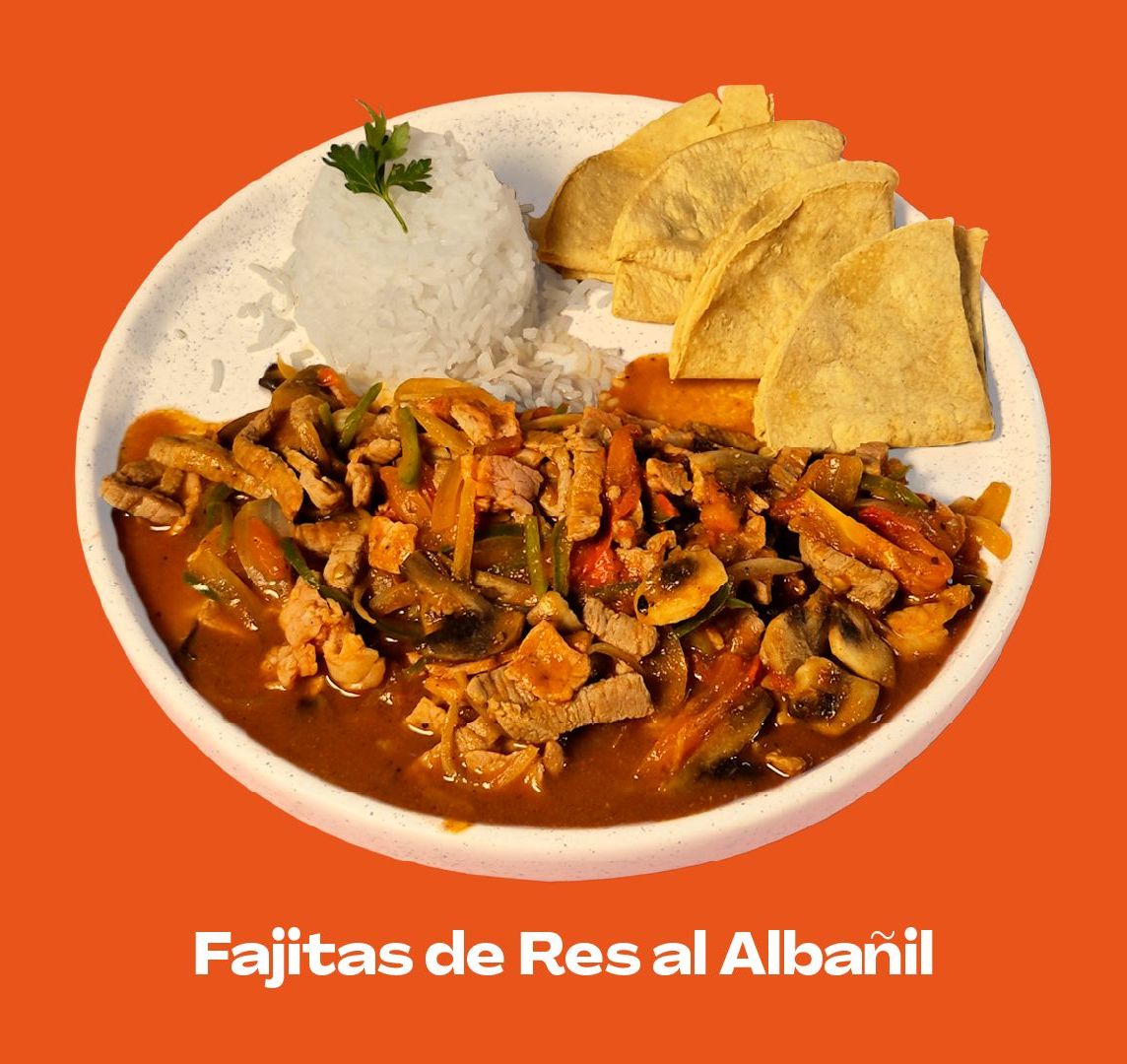 Fajitas de Res al Albañil
